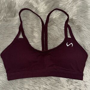 TLF tempo sports bra- wine
